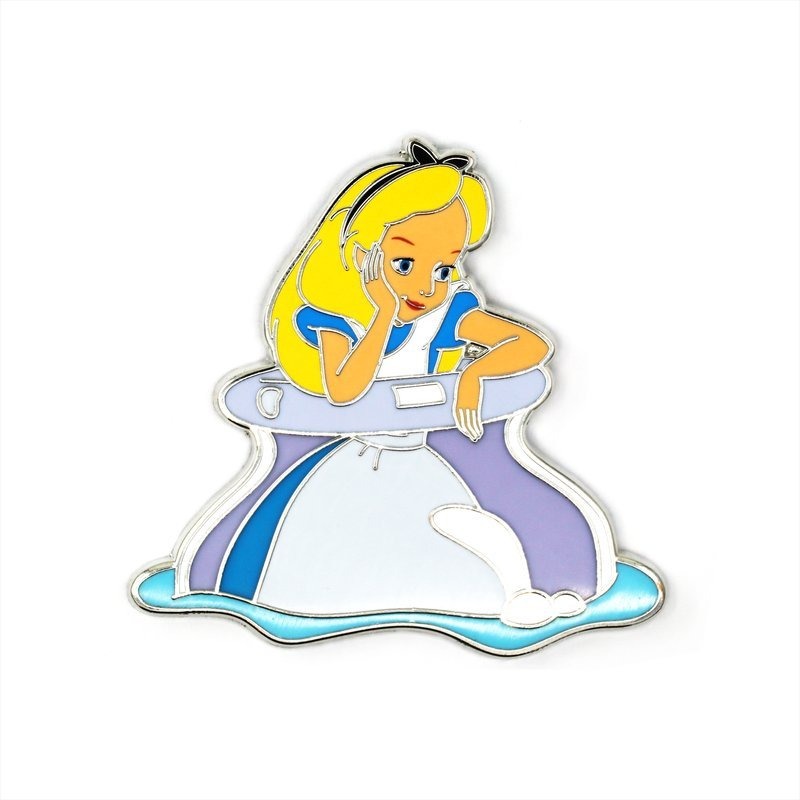 Alice Floating in Bottle