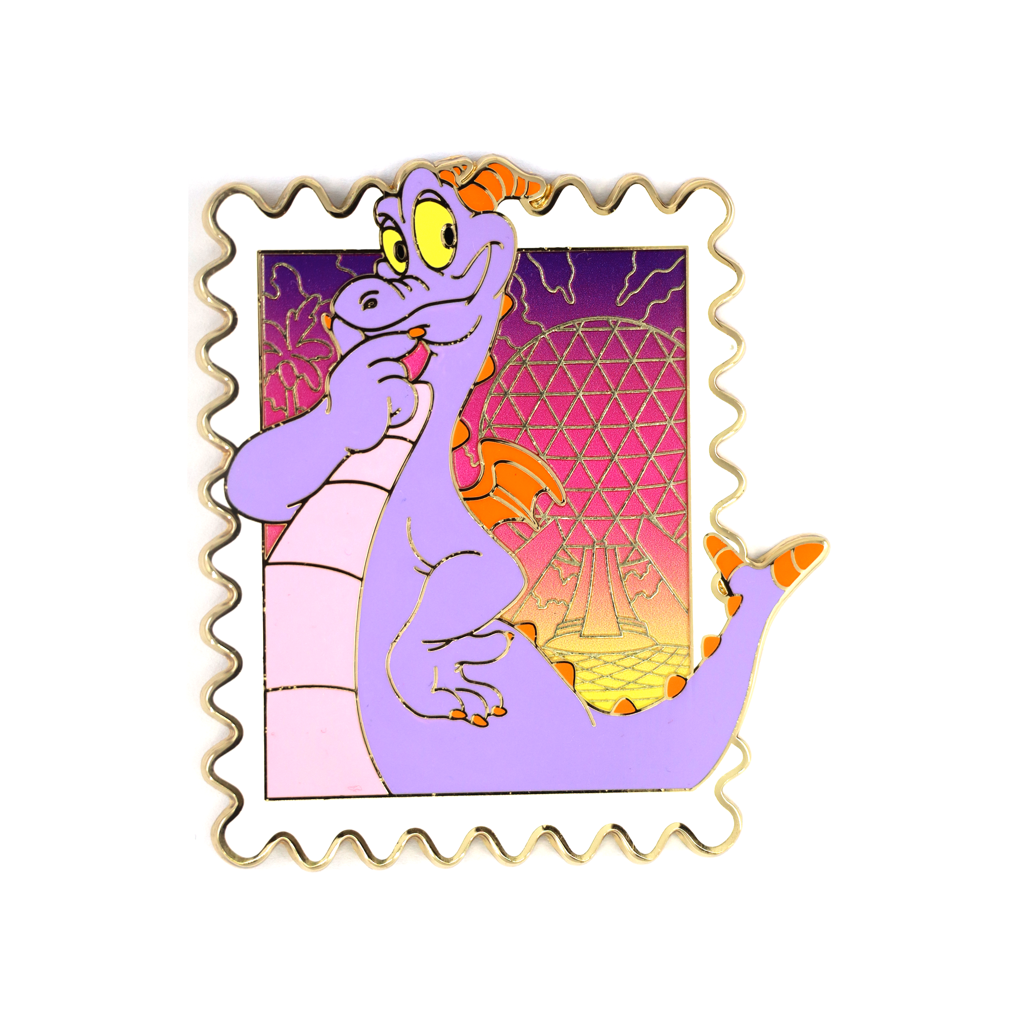WDI - Figment - Spaceship Earth - Disney Park Stamps Series - Destination D23 2025