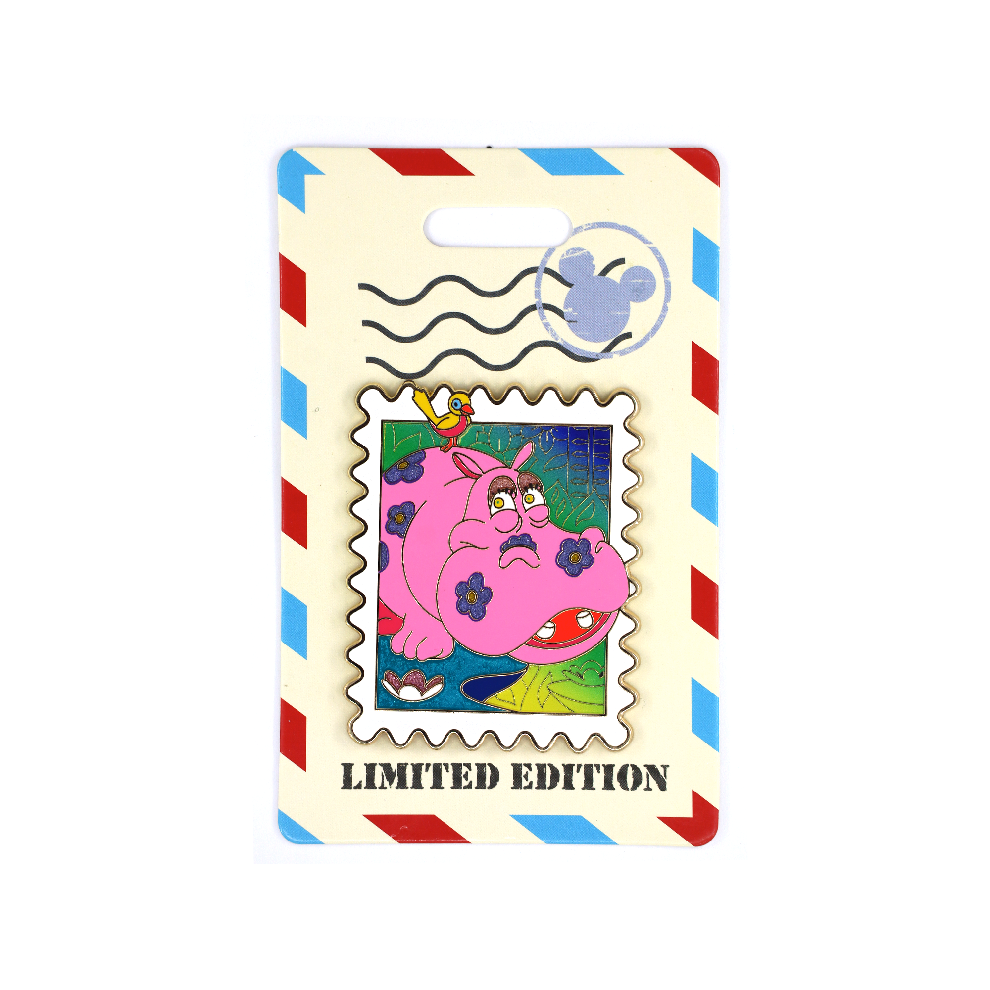 WDI - Pink Hippo - It's a Small World - Disney Park Stamps Series - Destination D23 2025
