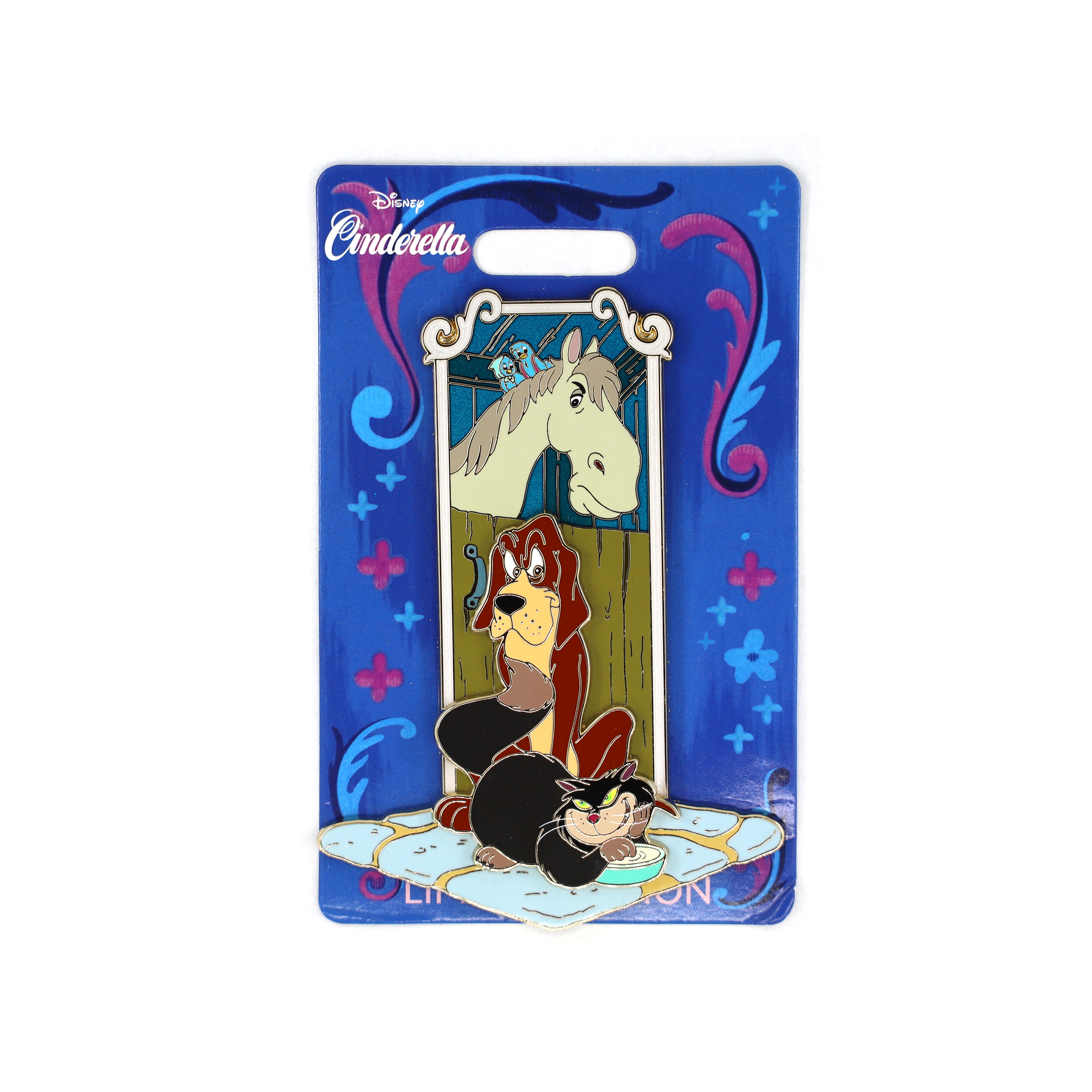 WDI - Lucifer, Bruno, Major - Cinderella 75th Anniversary - Jumbo