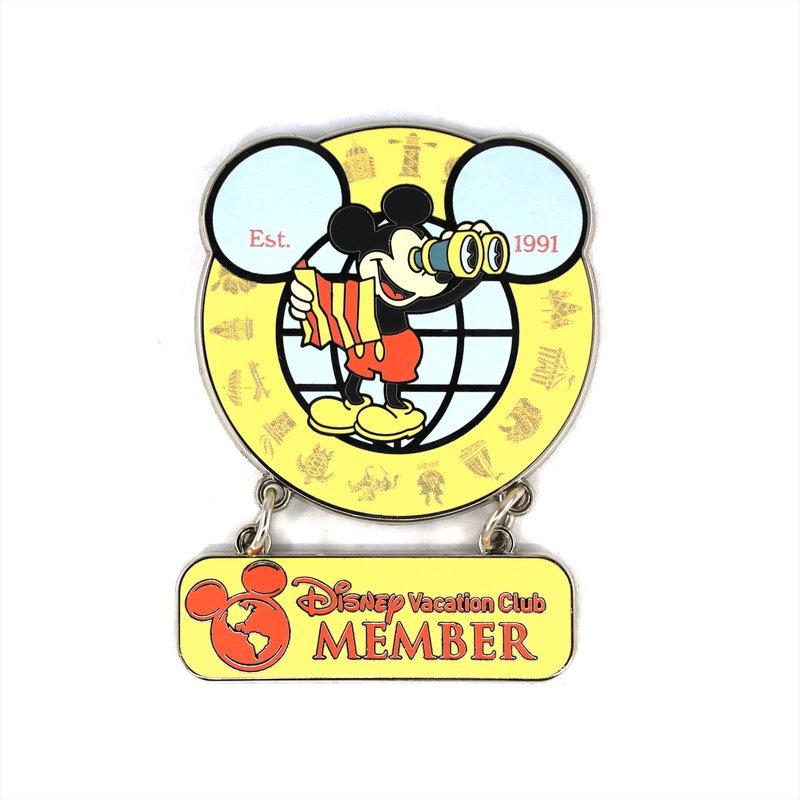 Mickey Mouse - Disney Vacation Club Member - Dangle