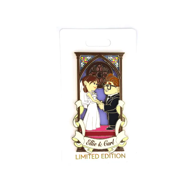WDI - Ellie and Carl - Wedding Portrait - UP - Pixar